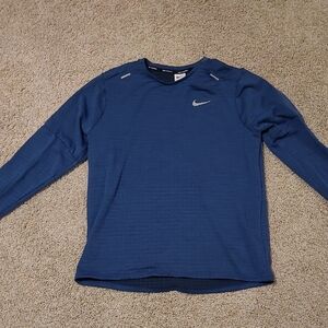 Nike Men's Deep Blue Long Sleeve Tee
